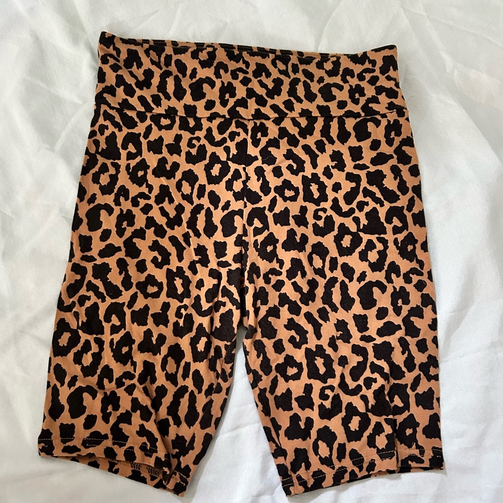 Cheetah Biker Shorts